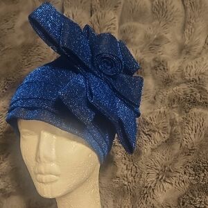 Elegant Blue Women's Headwrap
